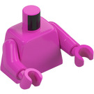 LEGO Dunkles Pink Torso mit Arme und Hände (73403 / 76382)