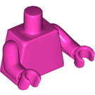 LEGO Rose foncé Torse avec Bras et Mains (76382 / 88585)