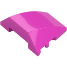 LEGO Dark Pink Wedge Curved 3 x 4 Triple (64225)