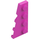 LEGO Dunkelpink Keil Platte 2 x 4 Flügel Links (41770)