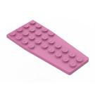 LEGO Dark Pink Wedge Plate 4 x 9 Wing without Stud Notches (2413)