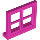 LEGO Dunkelpink Fenster 4 x 3 (5259)