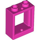 LEGO Dark Pink Window Frame 1 x 2 x 2 (60592 / 79128)