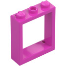 LEGO Dark Pink Window Frame 1 x 3 x 3 (51239)