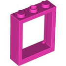 LEGO Dunkelpink Fenster Rahmen 1 x 3 x 3 (51239)