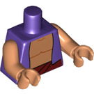 LEGO Dunkelviolett Aladdin Minifig Torso (973 / 88585)