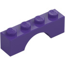 LEGO Donkerpaars Boog 1 x 4 (3659)