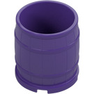 LEGO Dark Purple Barrel 4 x 4 x 3.5 (30139)