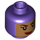 LEGO Violet foncé Batgirl Diriger (Goujon solide encastré) (3626 / 36129)