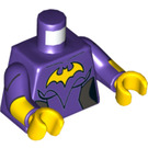 LEGO Tmavě fialová Batgirl - Smiling Minifigurka Trup (973 / 76382)