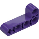 LEGO Morado oscuro Barra 2 x 4 Doblado 90 grados, 2 y 4 Agujeros (32140 / 42137)