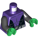 LEGO Dunkelviolett Beast Boy Minifig Torso (973 / 76382)