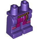LEGO Donkerpaars Belle Onderzijde Minifigure Heupen en benen (3815 / 80375)