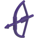 LEGO Dark Purple Bow with Arrow (4499 / 61537)