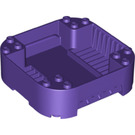 LEGO Dark Purple Box 8 x 8 x 2 (65129)