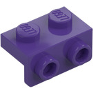 LEGO Dunkelviolett Halterung 1 x 2 - 1 x 2 (99781)