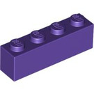 LEGO Violet foncé Brique 1 x 4 (3010 / 6146)