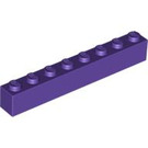 LEGO Violet foncé Brique 1 x 8 (3008)