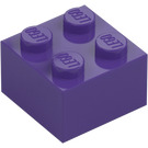 LEGO Tmavě fialová Kostka 2 x 2 (3003 / 6223)