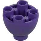 LEGO Violet Foncé Brique 2 x 2 x 1.3 Rond Inversé Dome (24947)