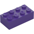 LEGO Ciemny fiolet Cegła 2 x 4 (3001 / 72841)