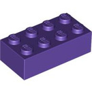 LEGO Violet foncé Brique 2 x 4 (3001 / 72841)