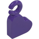 LEGO Violet Foncé Charm - Cœur (77814)