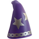 LEGO Dark Purple Cone Hat with Silver Stars (17349 / 56998)