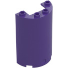 LEGO Dark Purple Cylinder 2 x 4 x 5 Half (35313 / 85941)