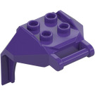 LEGO Dark Purple Design Brick 4 x 3 x 3 with 3.2 Shaft (27167)