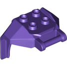 LEGO Violet foncé Design Brique 4 x 3 x 3 avec 3.2 Shaft (27167)