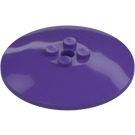 LEGO Dunkelviolett Dish 6 x 6 (35327 / 44375)