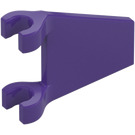 LEGO Violet Foncé Drapeau 2 x 2 Incliné sans bord évasé (44676)