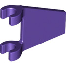 LEGO Dark Purple Flag 2 x 2 Angled without Flared Edge (44676)