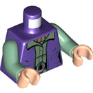 LEGO Dark Purple General Leia Minifig Torso (76382)