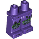 LEGO Donkerpaars Green Goblin Minifigure Heupen en benen (3815 / 74437)