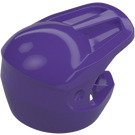 LEGO Violet Foncé Casque avec Open Visière et Brim (35458)