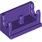LEGO Violet foncé Charnière 1 x 2 Base (3937)