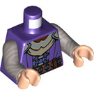 LEGO Donkerpaars Lake-town Bewaker Minifig Torso (973 / 76382)