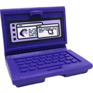 LEGO Violet foncé Portable avec Browser Windows avec Cheval Diriger Autocollant (18659)