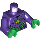 LEGO Dark Purple Lex Luthor Light Green Armor Minifig Torso (76382)