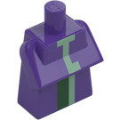 LEGO Dark Purple Minecraft Torso with Witch Outfit with Sand Green and Dark Green (32930 / 103723)