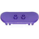 LEGO Violet Foncé Minifigurine Skateboard avec Quatre Roue Clips (42511 / 88422)