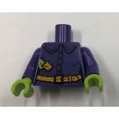 LEGO Violet foncé Minifig Torse (973)