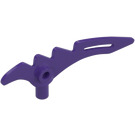 LEGO Dark Purple Minifig Weapon Crescent Blade Serrated (98141)