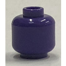 LEGO Dark Purple Minifigure Head (Safety Stud) (3626 / 88475)