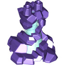 LEGO Violet foncé Minifigure Jambe Part (28376)