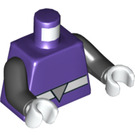 LEGO Tumma purppura Mojo Jojo Pienoishahmo Vartalo (973 / 76382)