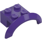 LEGO Dark Purple Mudguard Brick 2 x 4 x 1 with Wheel Arch (28579 / 98282)