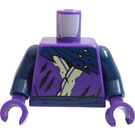 LEGO Dark Purple Ninjago Ghost Torso with Scarf (973)